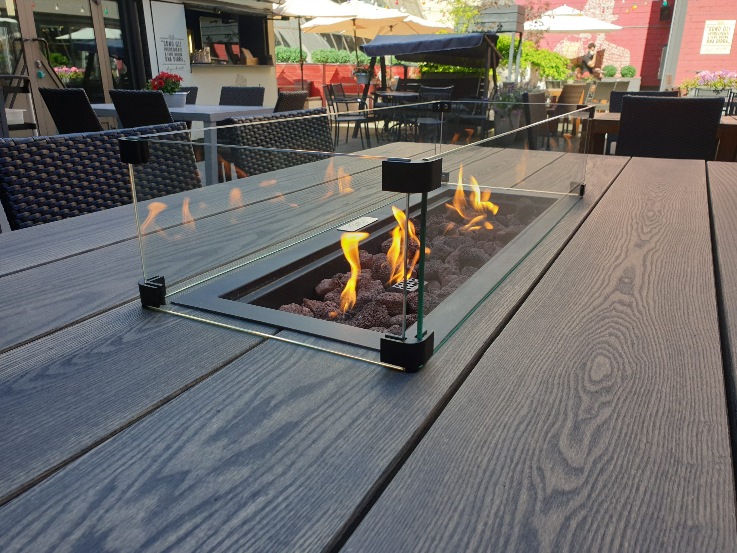 Flame Tower® Eldmatbord Ask 210 cm x 110 cm - Bild 7