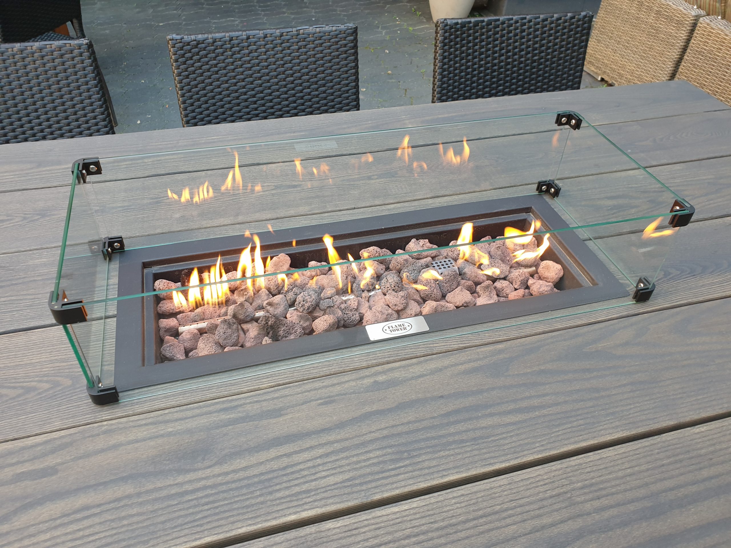 Flame Tower® Eldmatbord Ask 210 cm x 110 cm - Bild 6