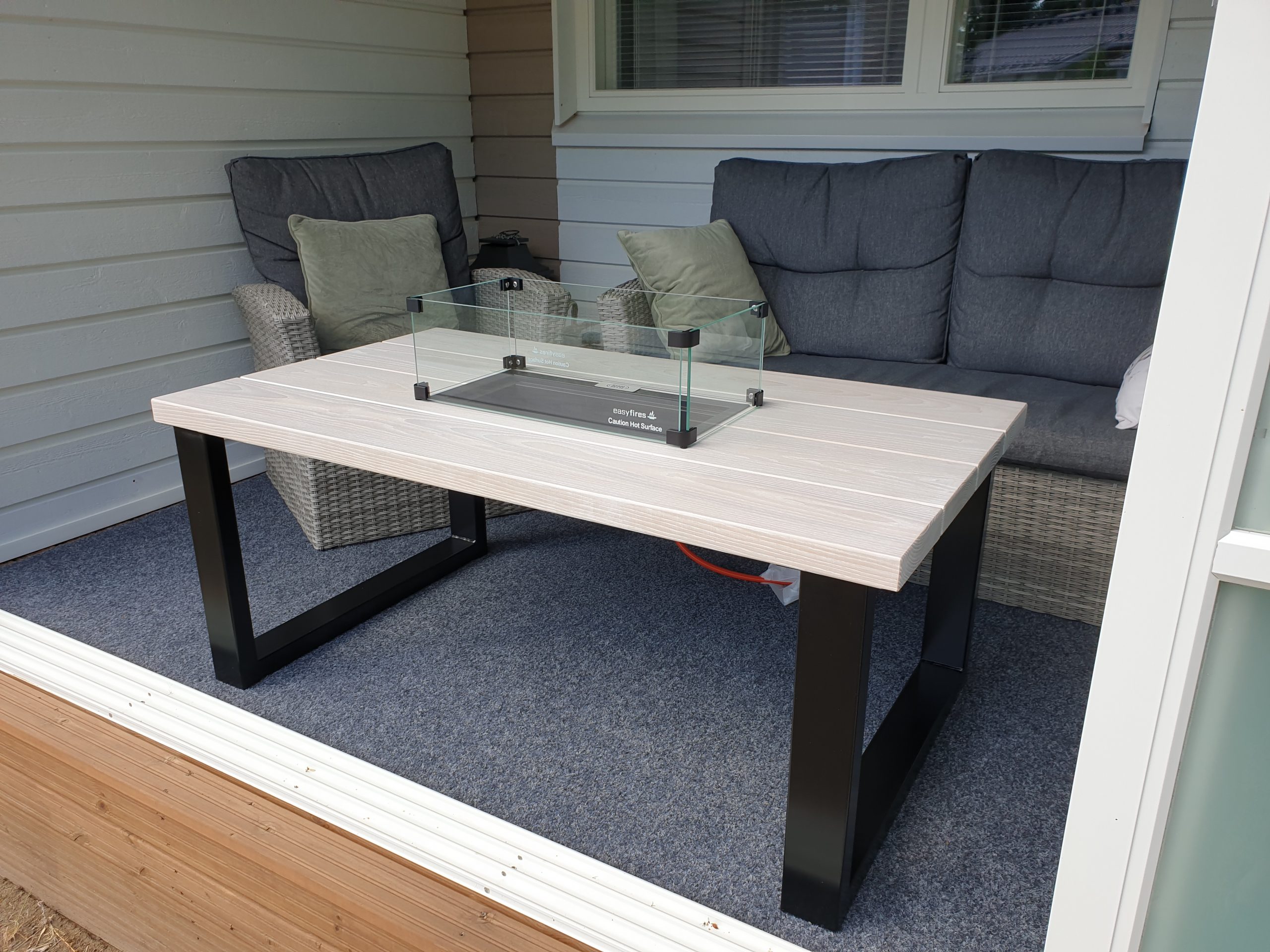 Flame Tower® Eldsoffbord Ask 118 cm x 73,5 cm - Bild 9