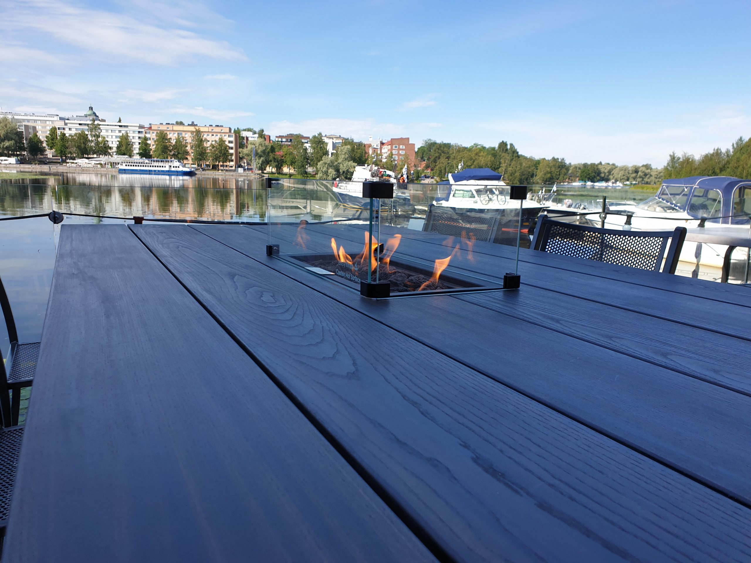 Flame Tower® Eldmatbord Ask 210 cm x 110 cm - Bild 8