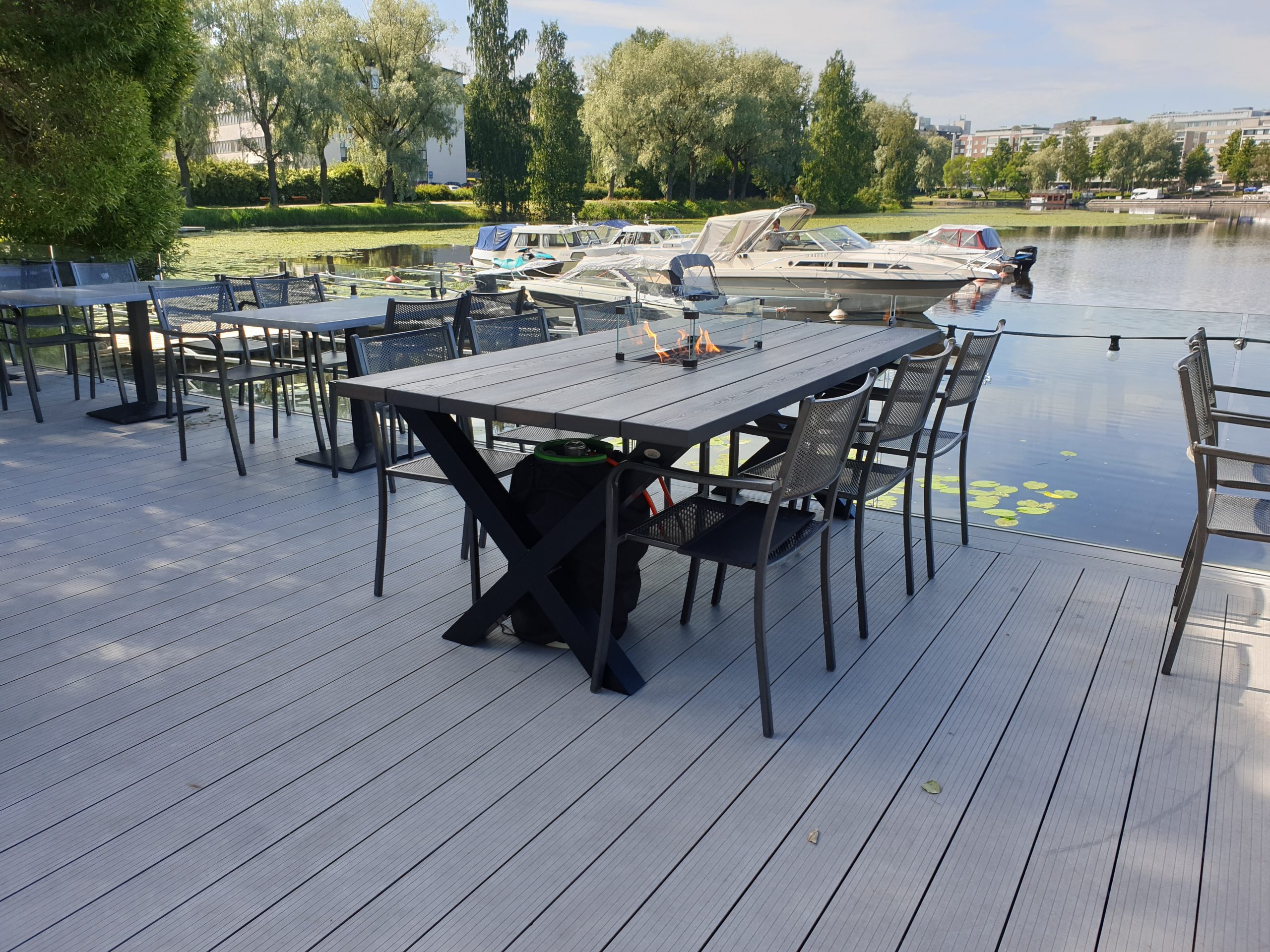 Flame Tower® Eldmatbord Ask 210 cm x 110 cm - Bild 4