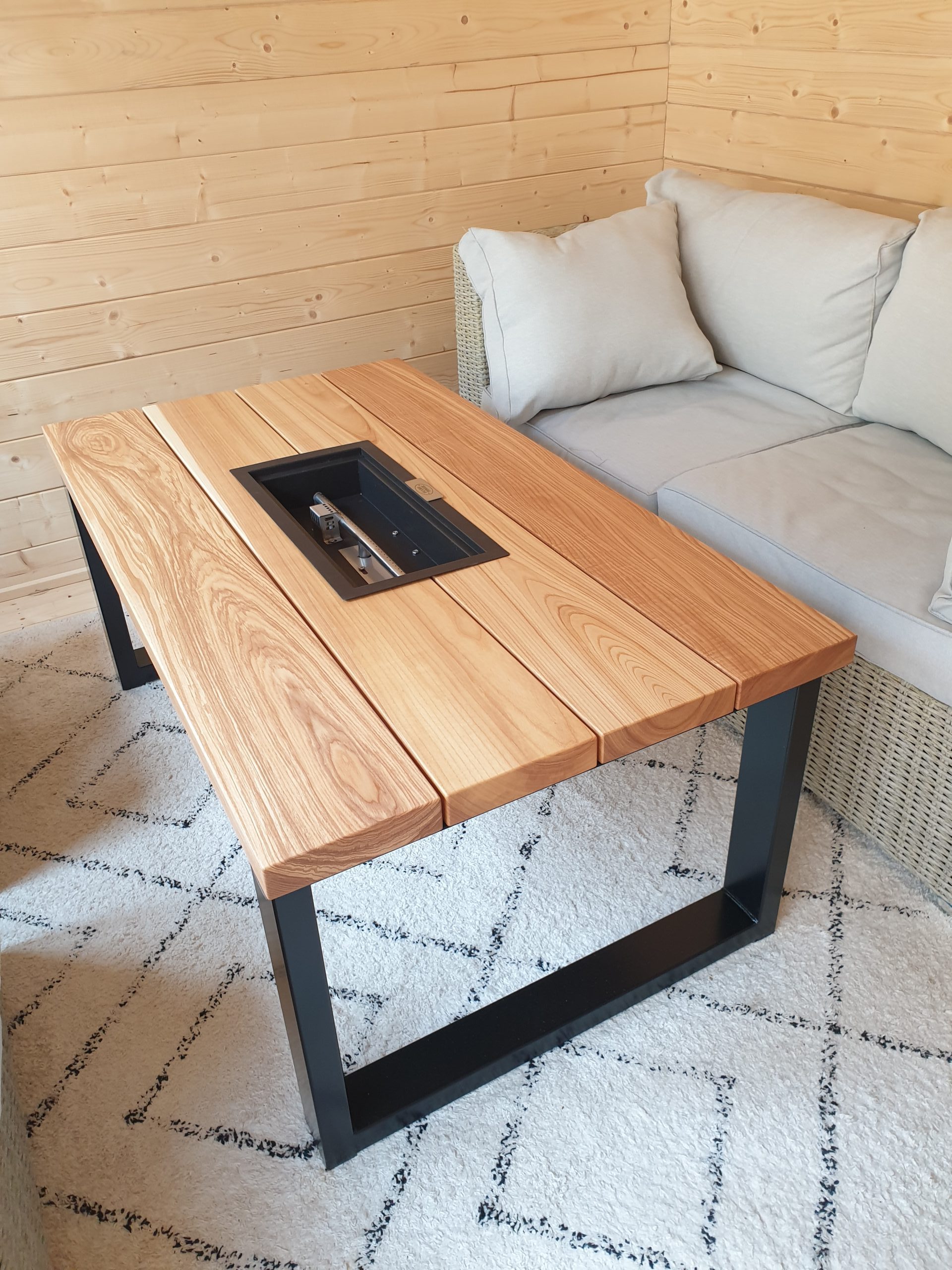 Flame Tower® Eldsoffbord Ask 118 cm x 73,5 cm - Bild 11