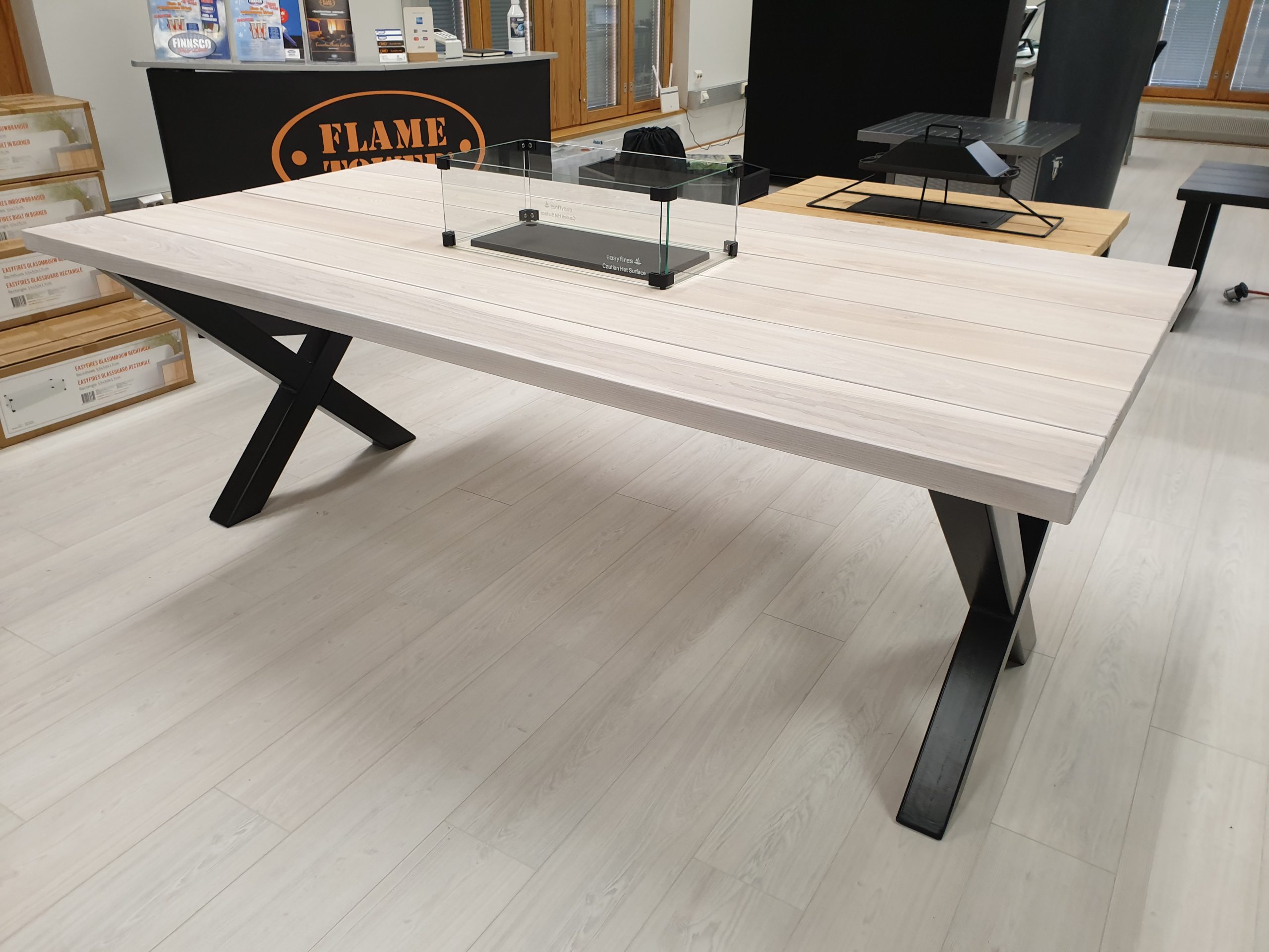 Flame Tower® Eldmatbord Ask 210 cm x 110 cm - Bild 10