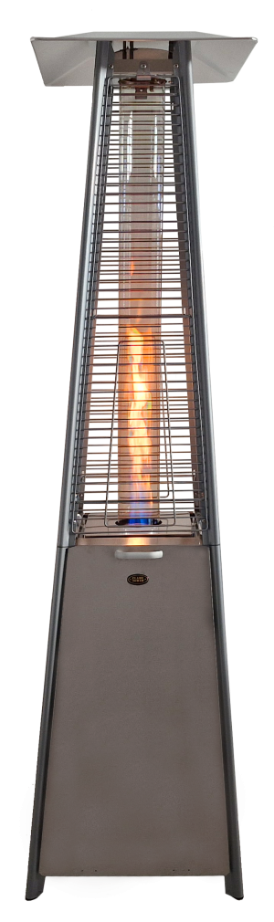 Flame Tower® Terrassvärmare 185 Rostfritt stål, höjd 185 cm