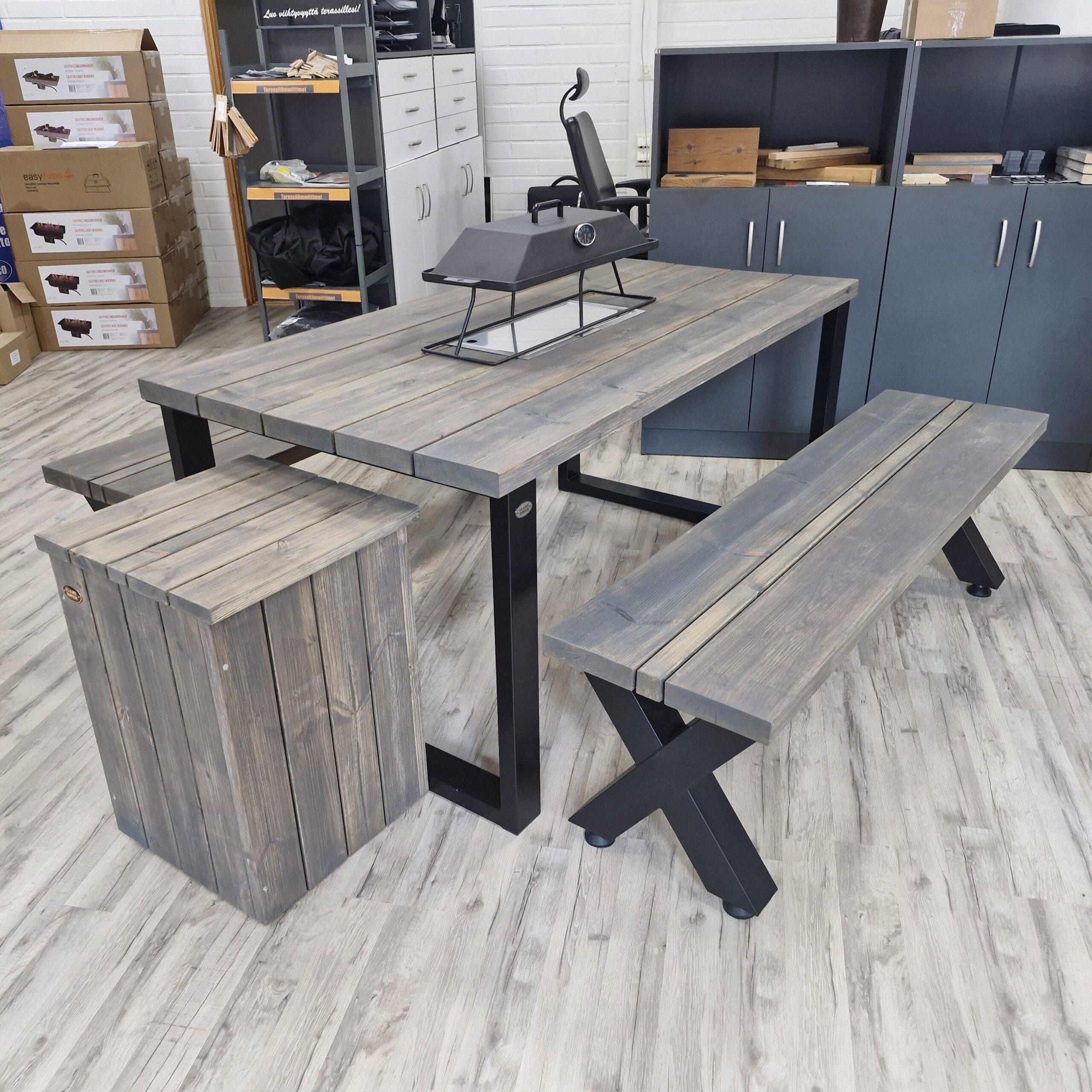 Flame Tower® Eldmatbord Furu 160 cm x 92 cm - Bild 6