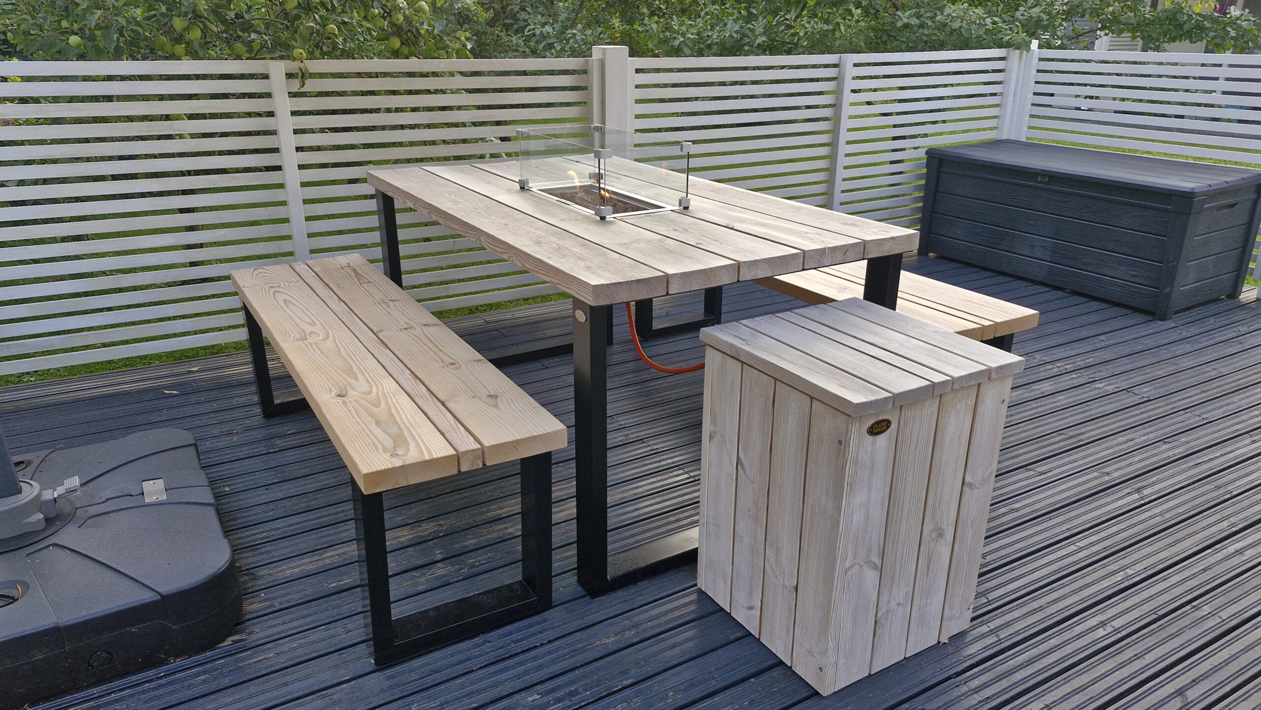 Flame Tower® Eldmatbord Furu 160 cm x 92 cm - Bild 7